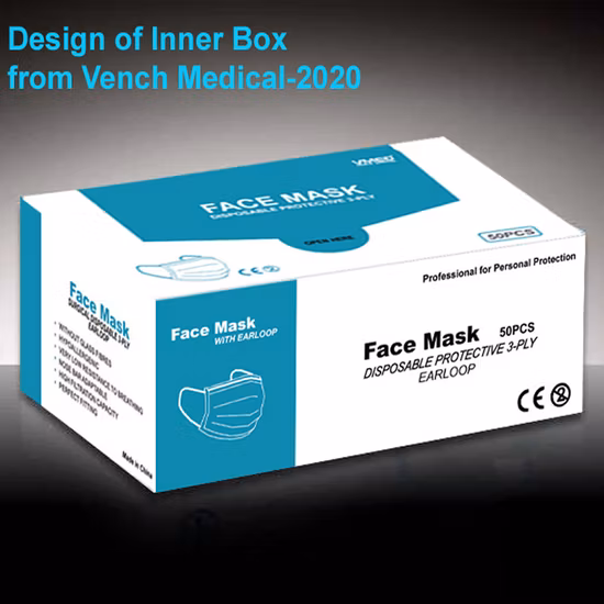 Máscara facial médica cirúrgica protetora, máscara médica, máscara cirúrgica, Bfe95mask, Bfe99mask, 3